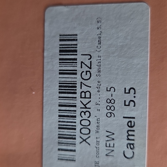 VJH Comfort Women's Camel Brown Sandals Size 5.5 - Picture 2 of 5